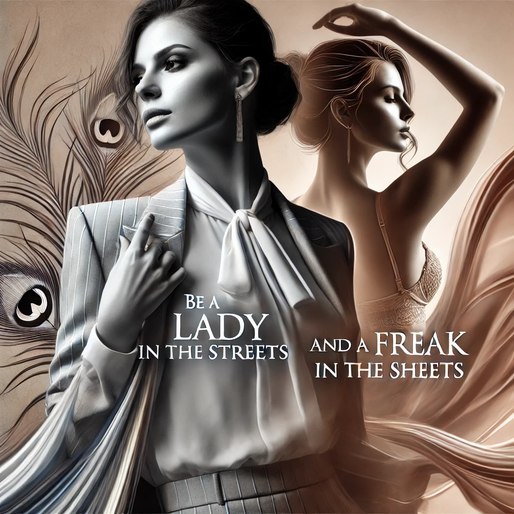 Be a Lady in the Streets and a Freak in the Sheets.